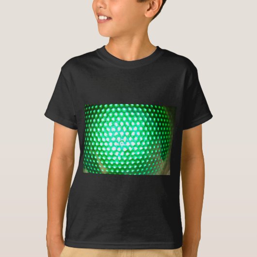 LED-green-lights1948複数の緑のLEDライト Tシャツ (正面)