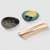 LED Heart Wedding Hand Fan | Set of 10 ハンドファン (組立なし)