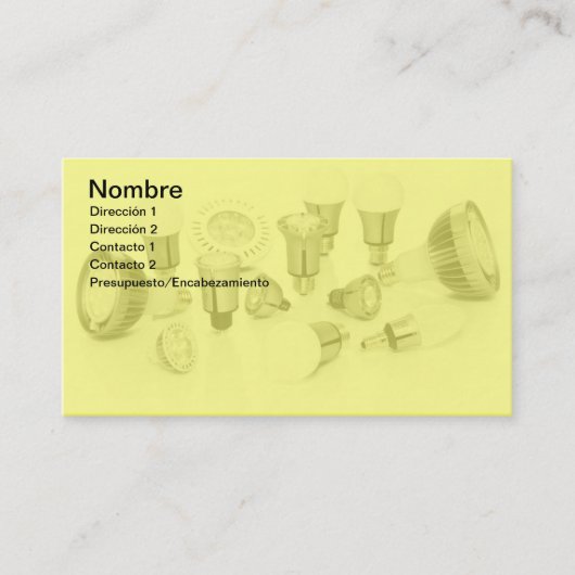 Led Lamps 名刺 (正面)