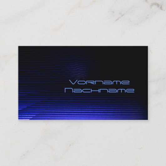 LED Stripes blue 名刺 (正面)