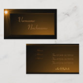 LED Supernova bronze 名刺 (正面/裏面)