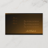 LED Supernova bronze 名刺 (裏面)