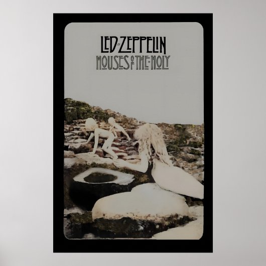 Led Zeppelin 1973 Houses of the Holly US Promo ポスター (正面)