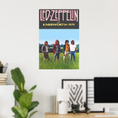 Led Zeppelin 1979 Knebworth Concert Poster Print 1 ポスター (ホームオフィス)