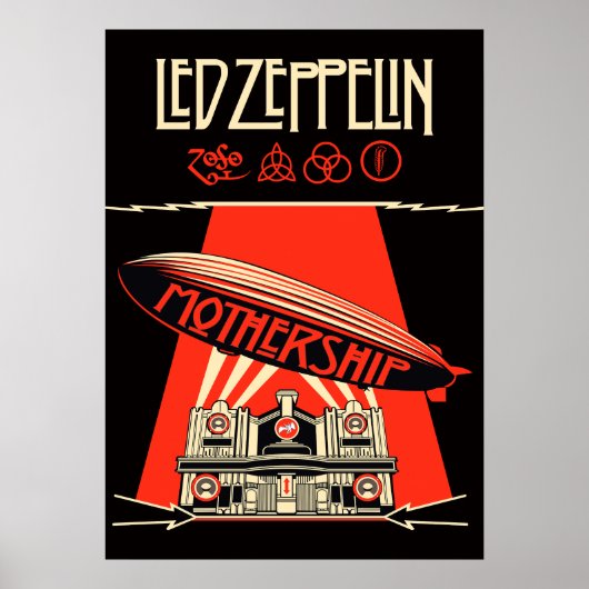 led zeppelin album cover ポスター (正面)