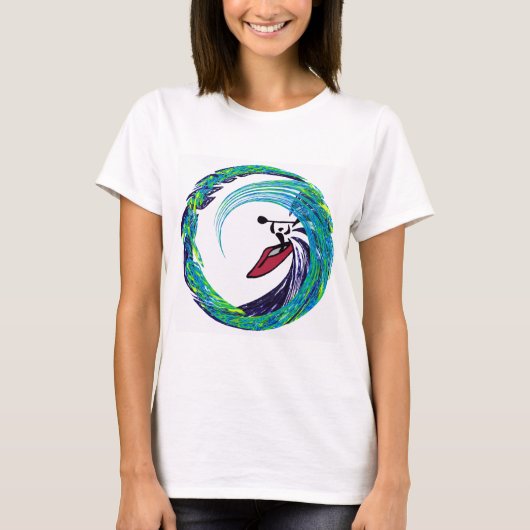 ledbetterはカヤックを漕ぎます tシャツ (正面)