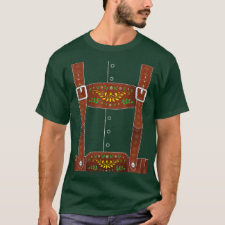 Lederhosen Oktoberfest Halloween Costume V1 Tシャツ