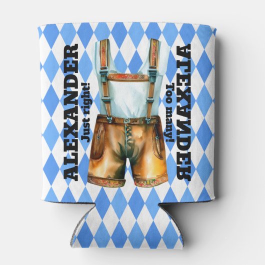 Lederhozen Just Right and Too Much 缶クーラー (裏面)