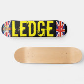LEDGE 公式 UK スケートボード (横)