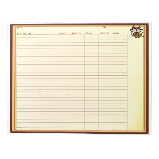 Ledger Notepad ノートパッド (正面)