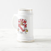 Leducの家紋 ビールジョッキ (正面左)