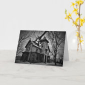 「LeDuc Historic Estate」クリスマスカード カード (黄色い花)