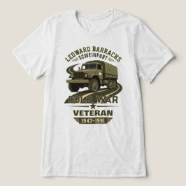 Ledward Barracks Schweinfurt コールドウォー退役軍人 トライブレンドTシャツ
