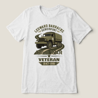 Ledward Barracks Schweinfurt コールドウォー退役軍人 トライブレンドＴシャツ