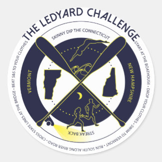 Ledyardチャレンジステッカー ラウンドシール