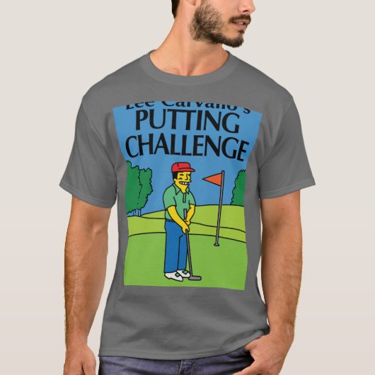 Lee Carvallos Putting Challenge funny friends Tシャツ (正面)