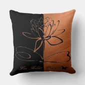Lee Hiller Designs Accents Black Copper クッション (裏面)