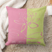 Lee Hiller Designs Logo Accents Pink Green  クッション (ブランケット)