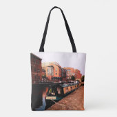 Leeds運河でボート トートバッグ (裏面)