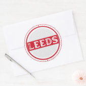 Leeds City Pride Emblem – English Identity ラウンドシール (封筒)