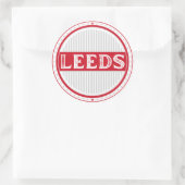 Leeds City Pride Emblem – English Identity ラウンドシール (バッグ)