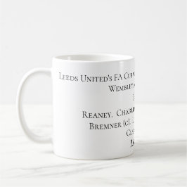Leeds UnitedのFaカップの勝利チーム1972年 コーヒーマグカップ
