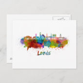 Leeds V2天窓（水彩） ポストカード (正面/裏面)