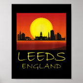 Leeds Yorkshire England United Kingdom British Cul ポスター (正面)