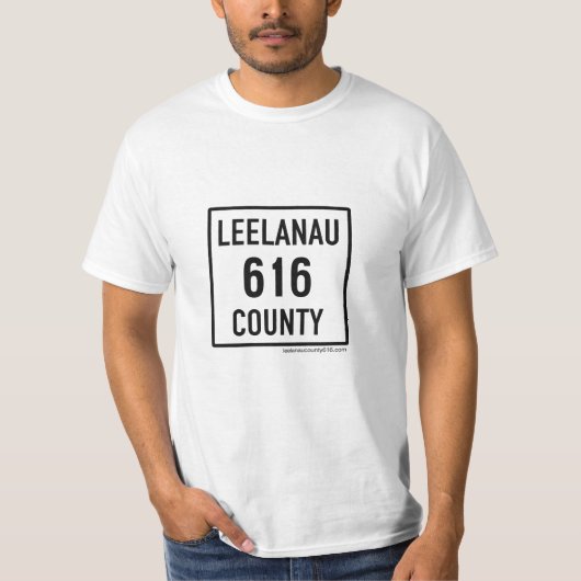 Leelanau郡616のギア Tシャツ (正面)