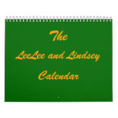 LeeLeeおよびLindseyのカレンダー カレンダー (カバー)