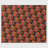 Leeloo睡眠の無光沢の包装紙、30" x 6' ラッピングペーパー (フラット)