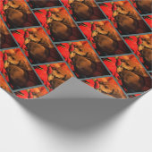 Leeloo睡眠の無光沢の包装紙、30" x 6' ラッピングペーパー (角)