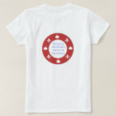 LeeMariの創造的なデザインへの忠誠 Tシャツ (デザイン裏面)
