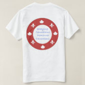 LeeMariie's カナディアンな創造的なデザイン Tシャツ (デザイン裏面)