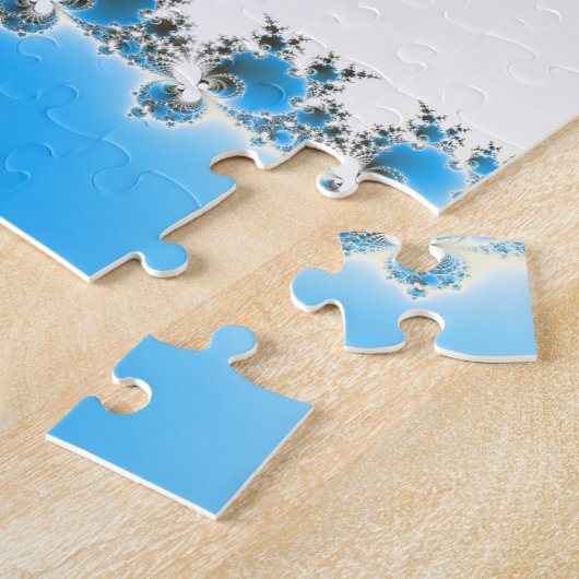 Leenece – 青フラクタル ジグソーパズル (側面)