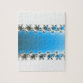 Leenece – 青フラクタル ジグソーパズル (縦)