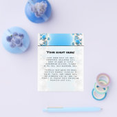 Leenece – 青フラクタル チラシ (シングル)