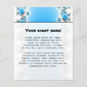 Leenece – 青フラクタル チラシ (正面)