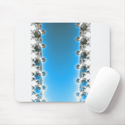 Leenece – 青フラクタル マウスパッド (マウス)