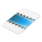 Leenece – 青フラクタル マグネット (左側)