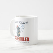 leepy Frenchie Christmas Quote Mug Design コーヒーマグカップ (正面左)
