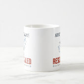 leepy Frenchie Christmas Quote Mug Design コーヒーマグカップ (中央)