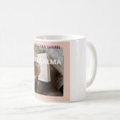 Leer Me Calma Café Libros Sanación コーヒーマグカップ (正面右)