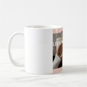 Leer Me Calma Café Libros Sanación コーヒーマグカップ (左)