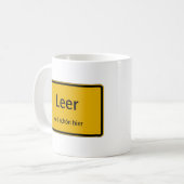 Leer Tasse Kaffeetasse Teetasse コーヒーマグカップ (正面左)