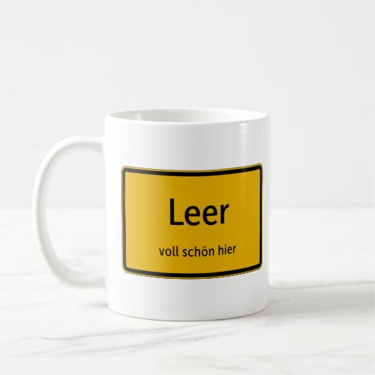 Leer Tasse Kaffeetasse Teetasse コーヒーマグカップ (左)