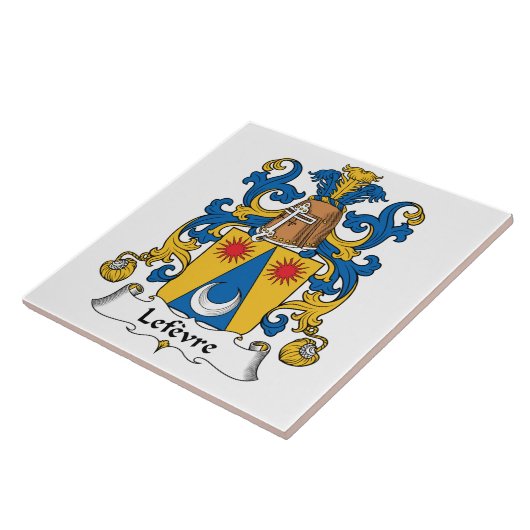 Lefevreの家紋 タイル (側面)