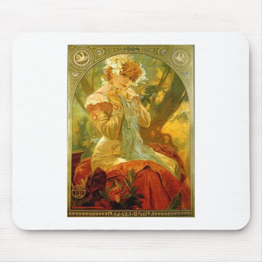 Lefevre Utile Poster 1904 マウスパッド (正面)