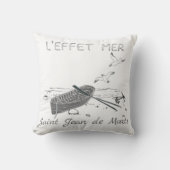  L'effet mer - plage à personnaliser クッション (正面)