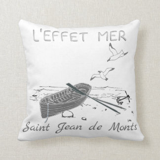  L'effet mer - plage à personnaliser クッション